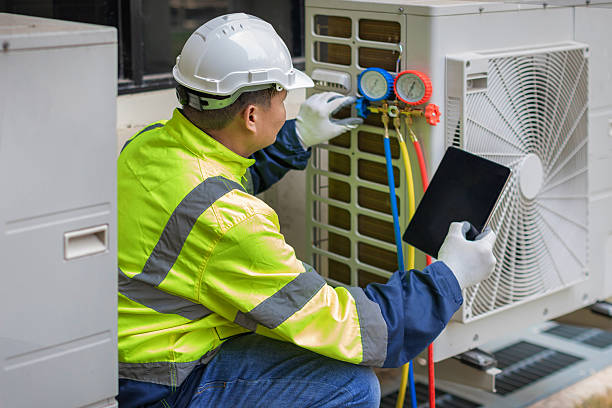 Professional Hvac technician working in Spring Brook, NY